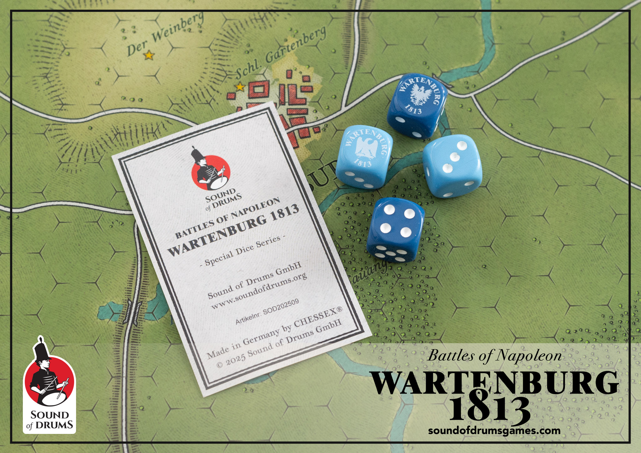 Battles of Napoleon Wartenburg 1813 – special dice – Bild 2