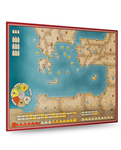 History of the Ancients Seas: DIES IRAE old style map