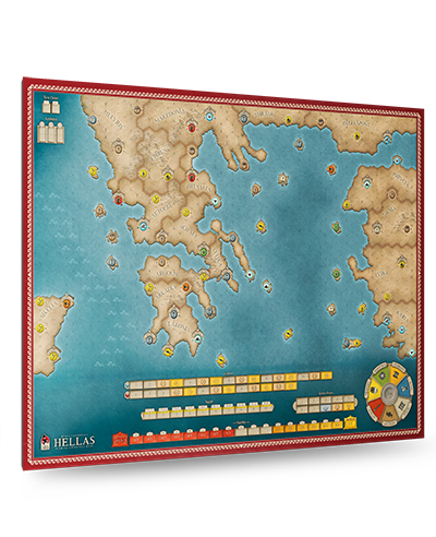 History of the Ancients Seas: HELLAS old style map